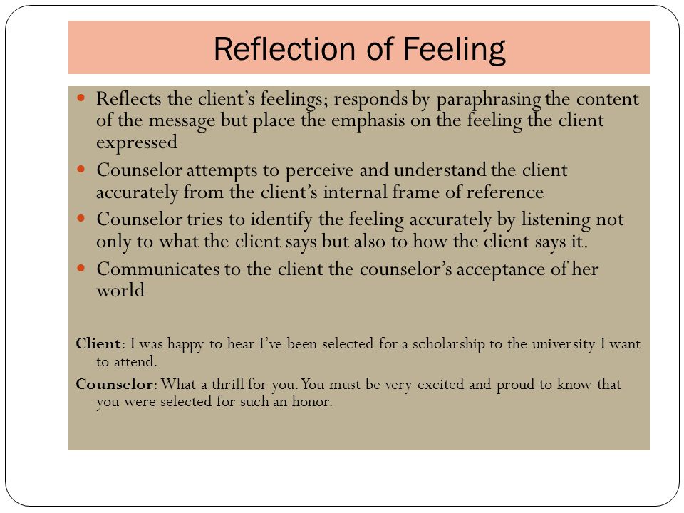Reflecting Through Counselling Supervision